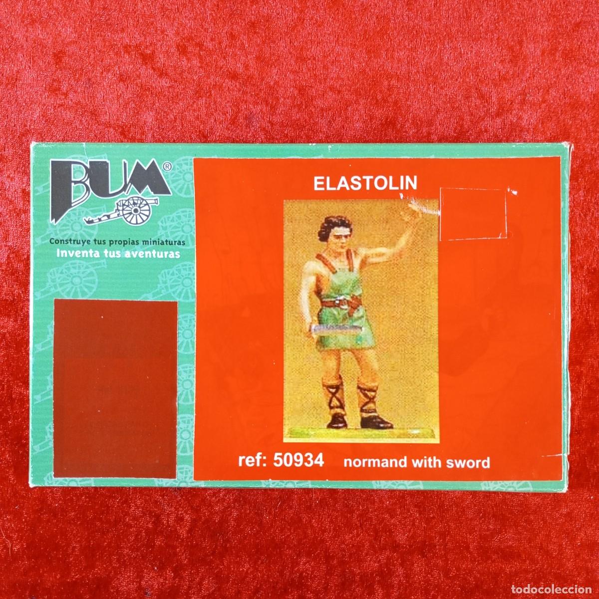 Maquetas: BUM - ELASTOLIN - NORMANDO CON ESPADA - REF. 50934 - FIGURA - MODELISMO / 6678 - Foto 3