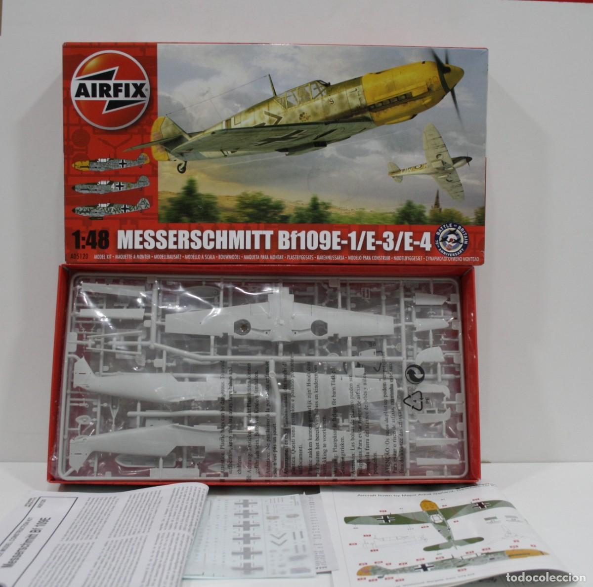 Maquetas: MAQUETA AIRFIX A05120 &ndash; MESSERSCHMITT BF109E-1/E-3/E-4 1/48 - Foto 2