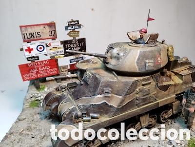 Maquetas: DIORAMA-MAQUETA EL ALAMEIN 1942 - Foto 3