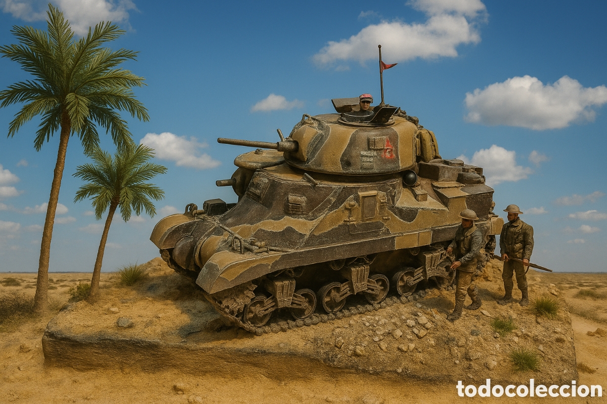 Maquetas: DIORAMA-MAQUETA EL ALAMEIN 1942 - Foto 1