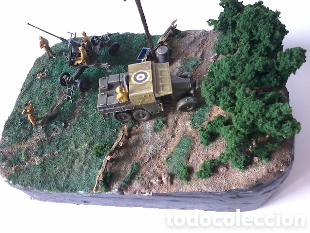 Maquetas: DIORAMA MILITAR MAQUETA RAID EN CAEN-1944 - Foto 3