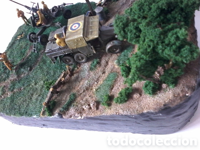 Maquetas: DIORAMA MILITAR MAQUETA RAID EN CAEN-1944 - Foto 4