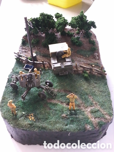 Maquetas: DIORAMA MILITAR MAQUETA RAID EN CAEN-1944 - Foto 6