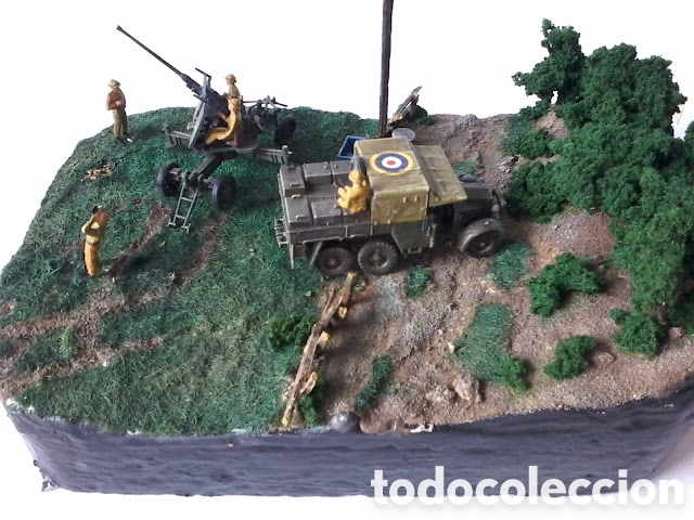 Maquetas: DIORAMA MILITAR MAQUETA RAID EN CAEN-1944 - Foto 9