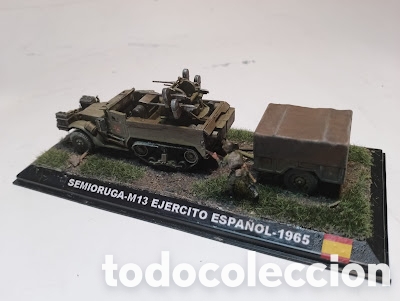 Maquetas: DIORAMA MAQUETA -SEMIORUGA EJERCITO ESPA&Ntilde;OL M 13 - Foto 5
