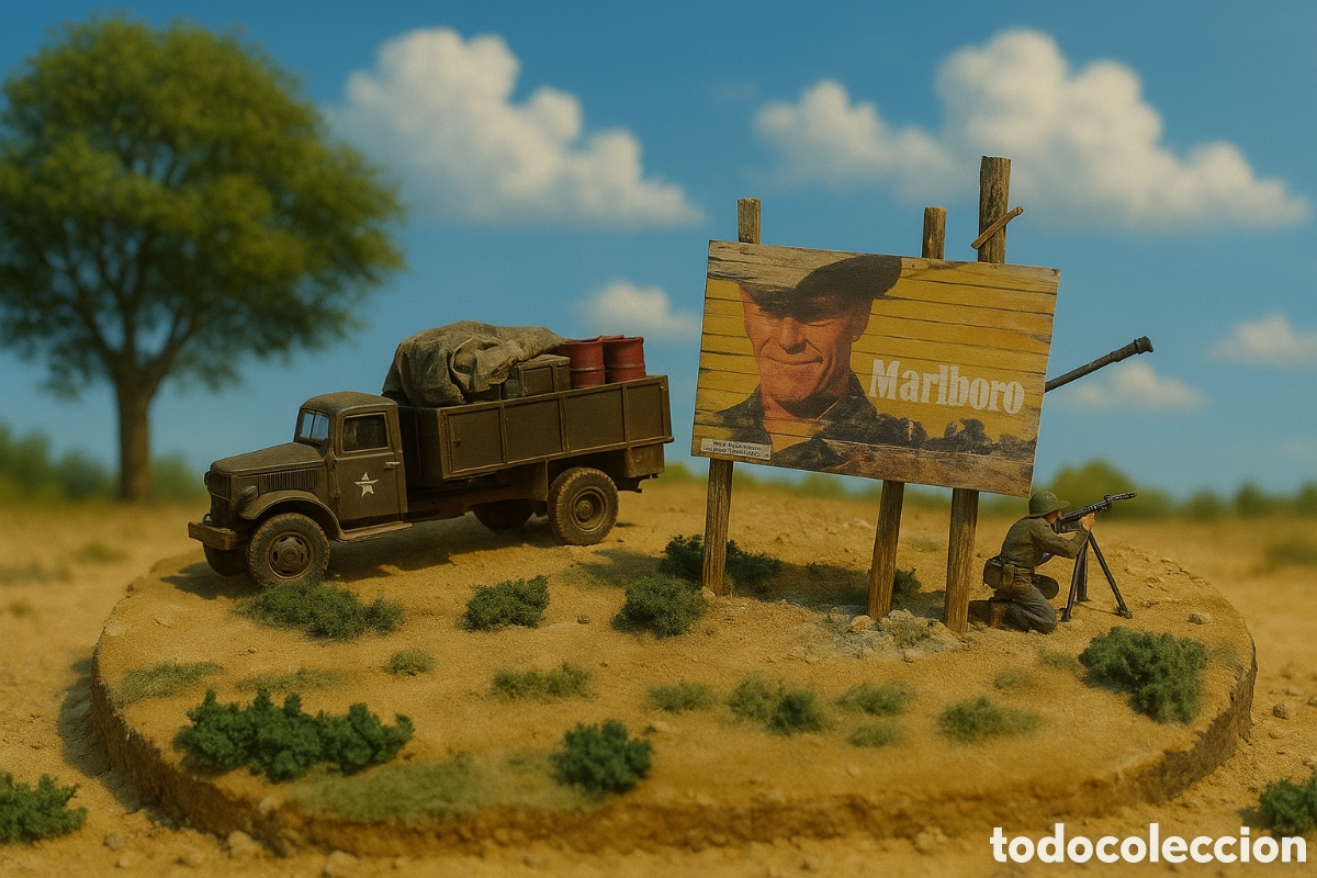 Maquetas: DIORAMA-MAQUETA -EJERCITO DEL AIRE-A&Ntilde;O 1945 - Foto 1