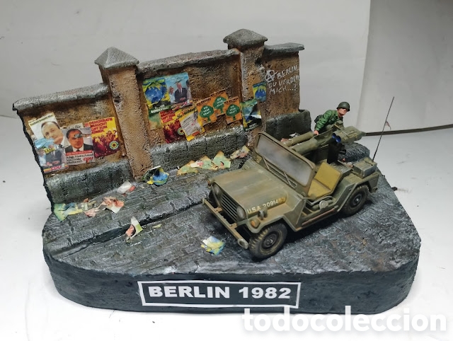 Maquetas: DIORAMA MILITAR MAQUETA-BERLIN 1982 - Foto 2