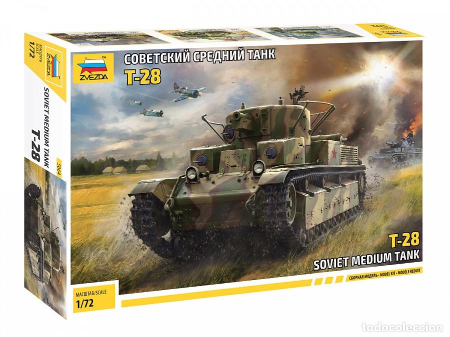 Maquetas: ZVEZDA - T-28 Soviet Medium Tank 1/72 5064 - Foto 1