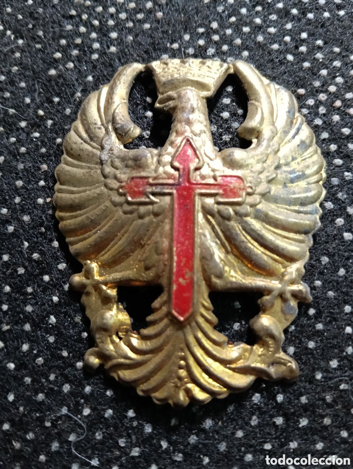 Maquetas: &Aacute;guila del Ejercito Espa&ntilde;ol, original de &eacute;poca - Foto 1