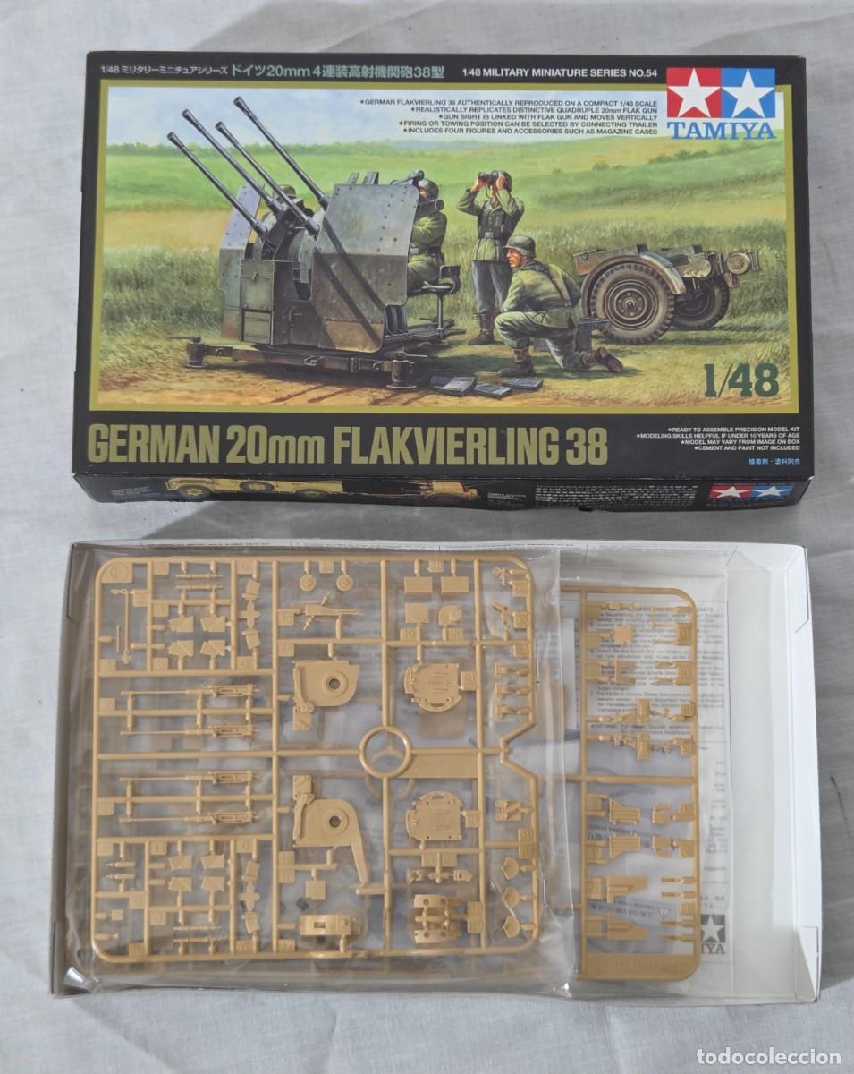 Maquetas: German 20mm Flakvierling 38, 1/48, Tamiya - Foto 1