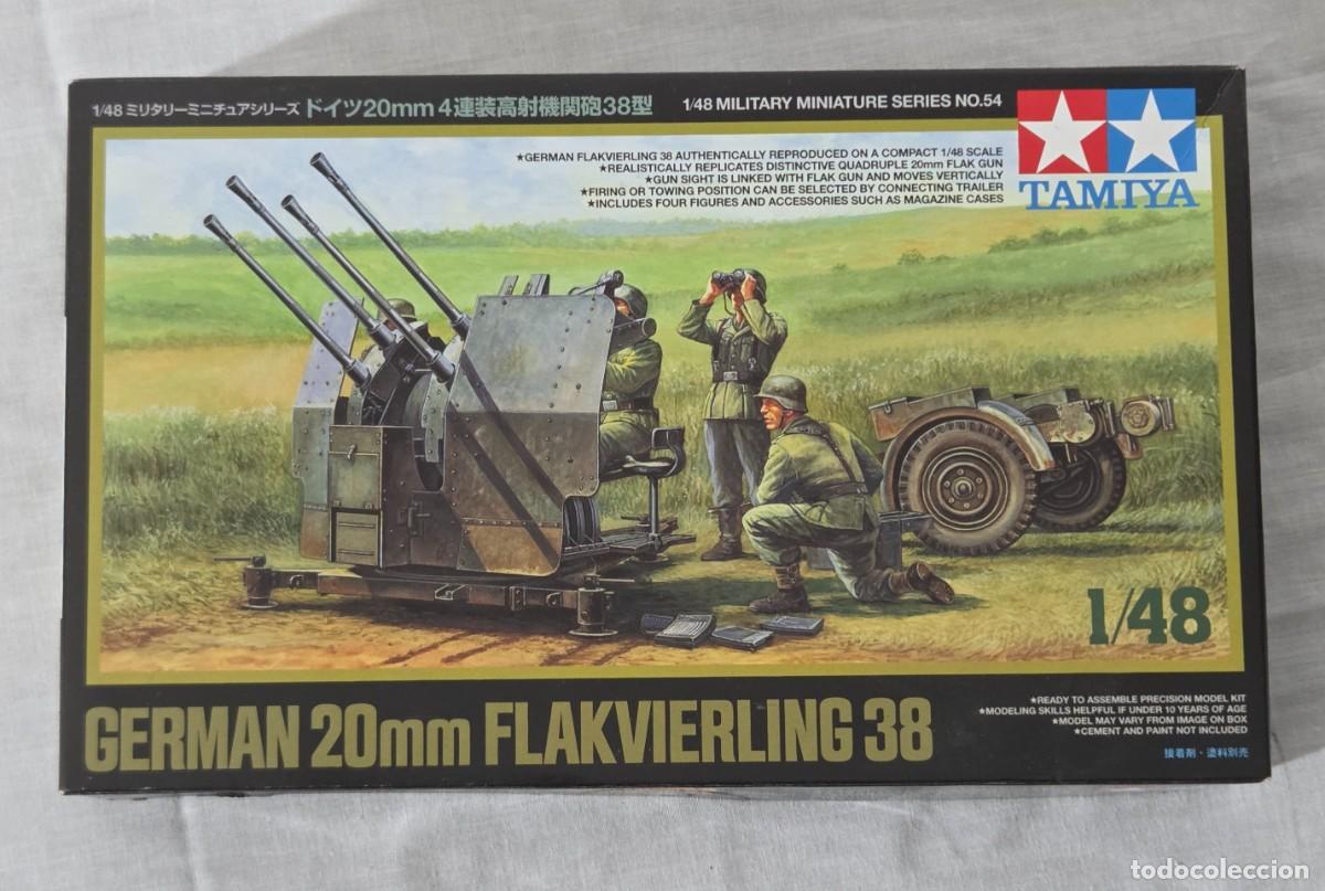 Maquetas: German 20mm Flakvierling 38, 1/48, Tamiya - Foto 5