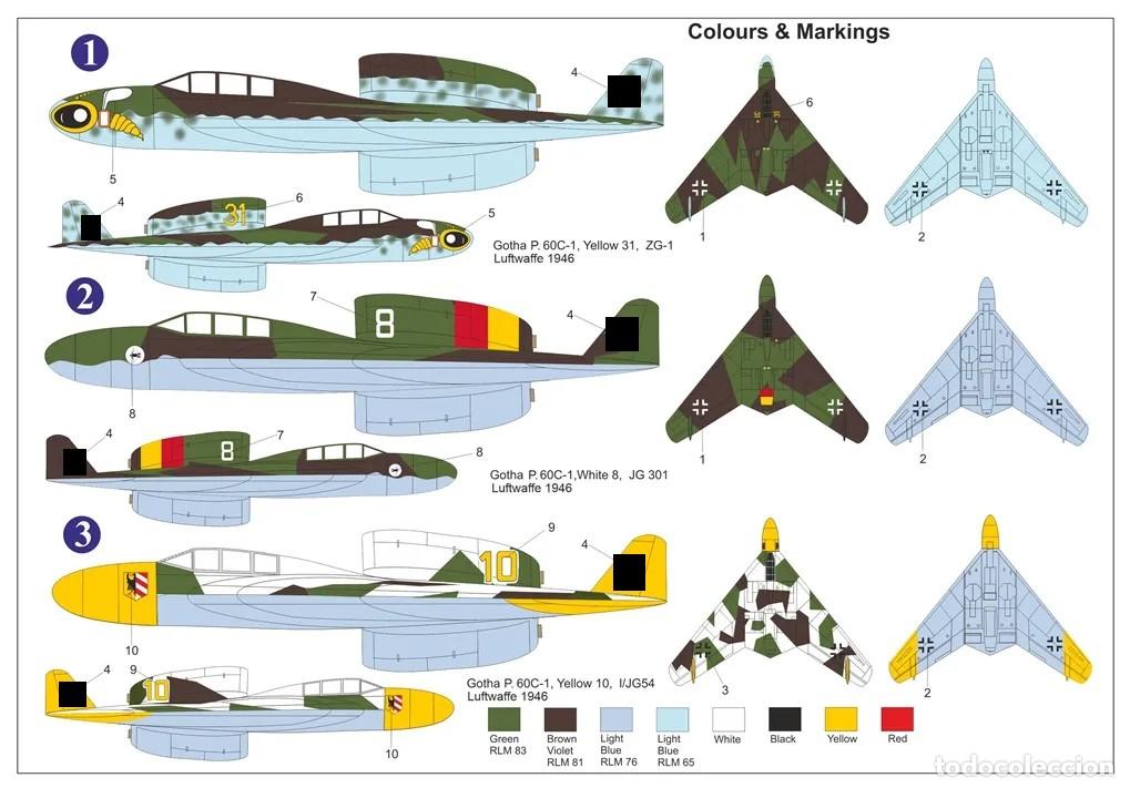 Maquetas: AZ MODEL - Gotha P.60C-1 Luftwaffe 46 1/72 7895 - Foto 2