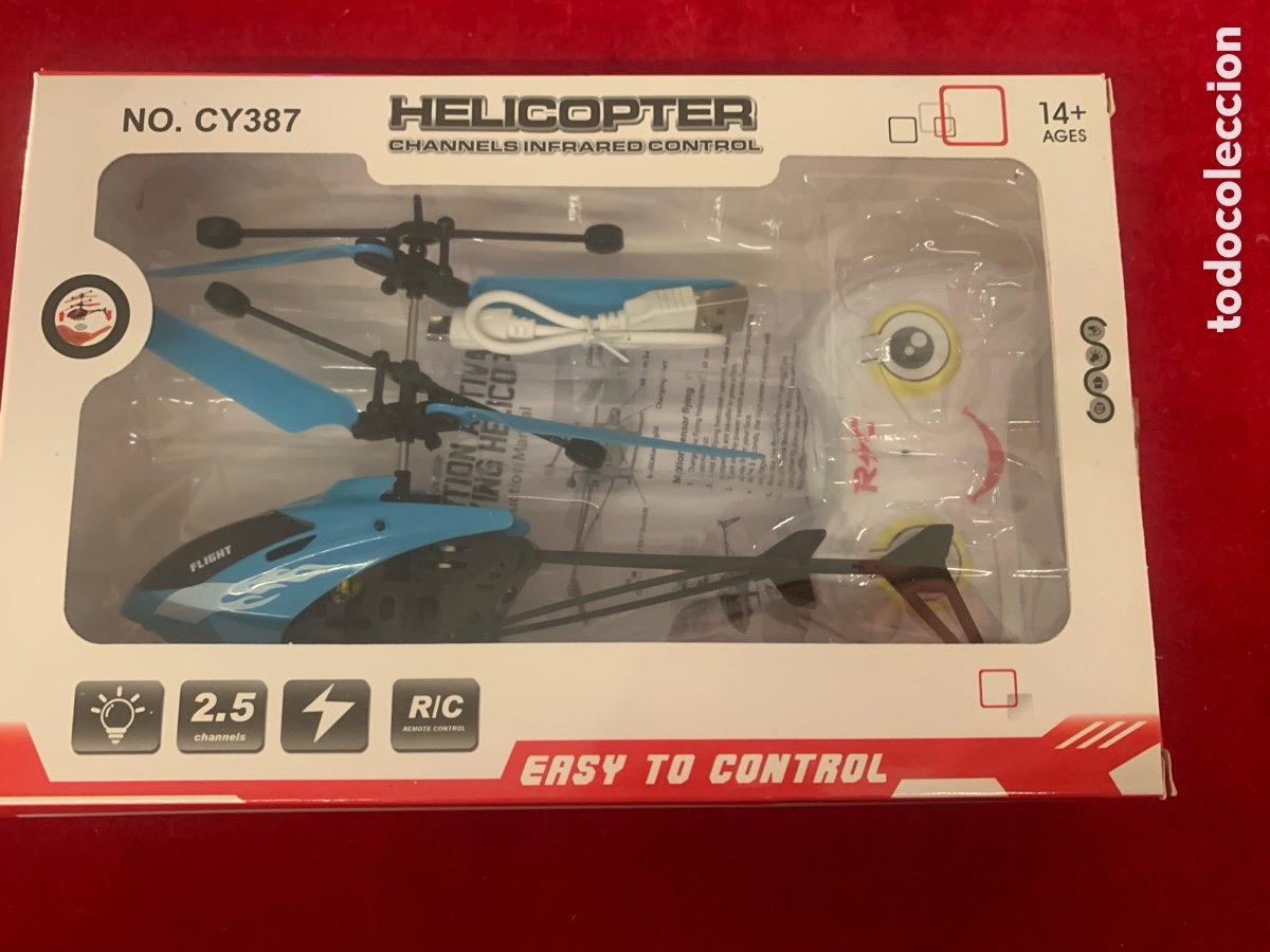 Maquetas: No CY387 HELICOPTER AZUL NUEVO - Foto 2