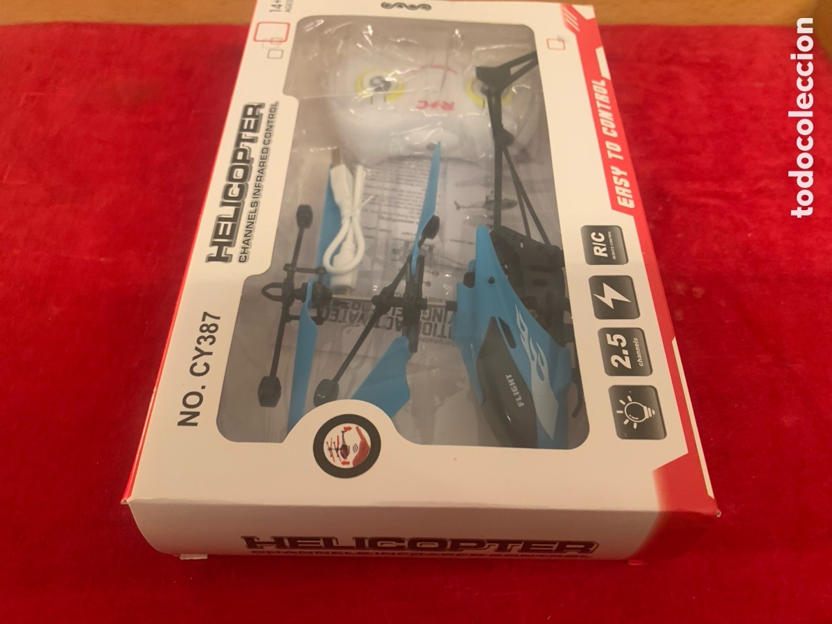 Maquetas: No CY387 HELICOPTER AZUL NUEVO - Foto 3
