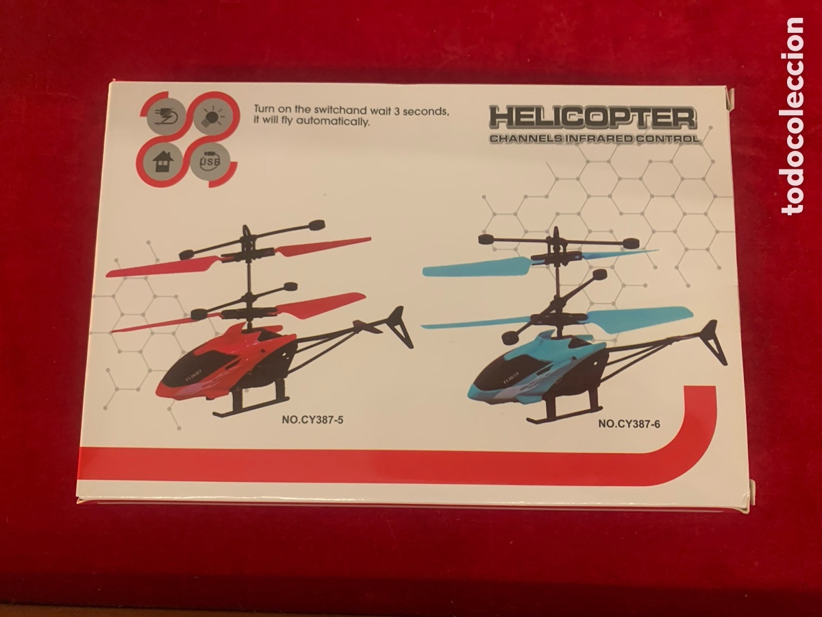 Maquetas: No CY387 HELICOPTER AZUL NUEVO - Foto 4