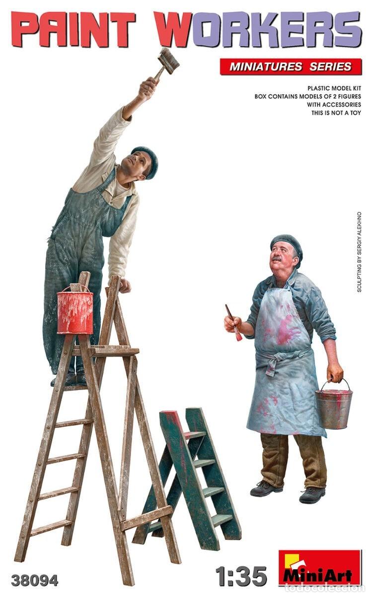 Maquetas: MINIART - Paint Workers 1/35 38094 - Foto 1
