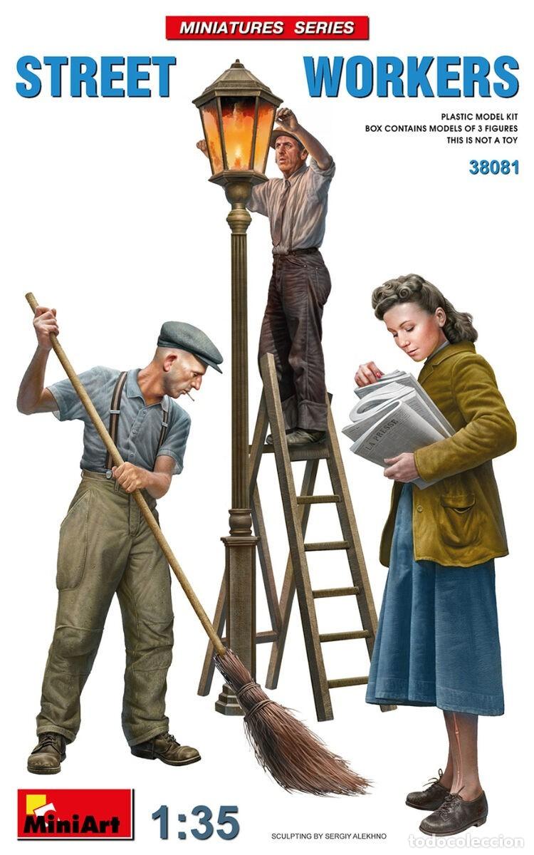 Maquetas: MINIART - Street Workers 1/35 38081 - Foto 1