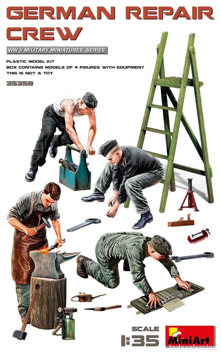 Maquetas: MINIART - GERMAN REPAIR CREW 1/35 35358 - Foto 1
