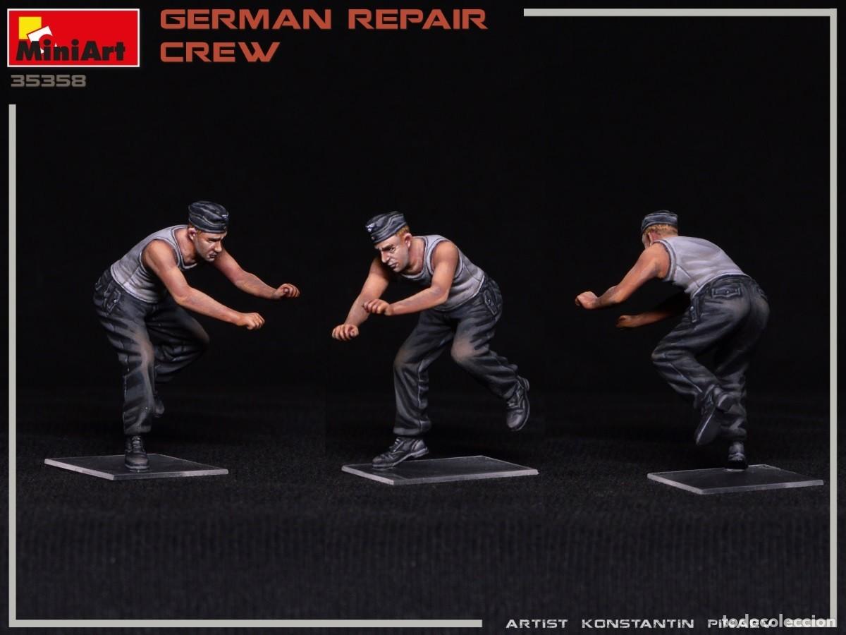Maquetas: MINIART - GERMAN REPAIR CREW 1/35 35358 - Foto 2
