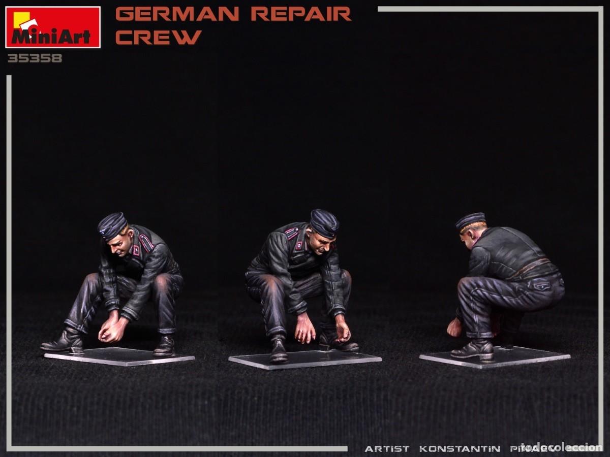 Maquetas: MINIART - GERMAN REPAIR CREW 1/35 35358 - Foto 3