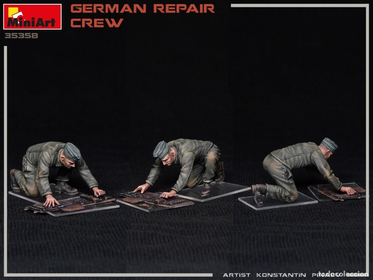 Maquetas: MINIART - GERMAN REPAIR CREW 1/35 35358 - Foto 4