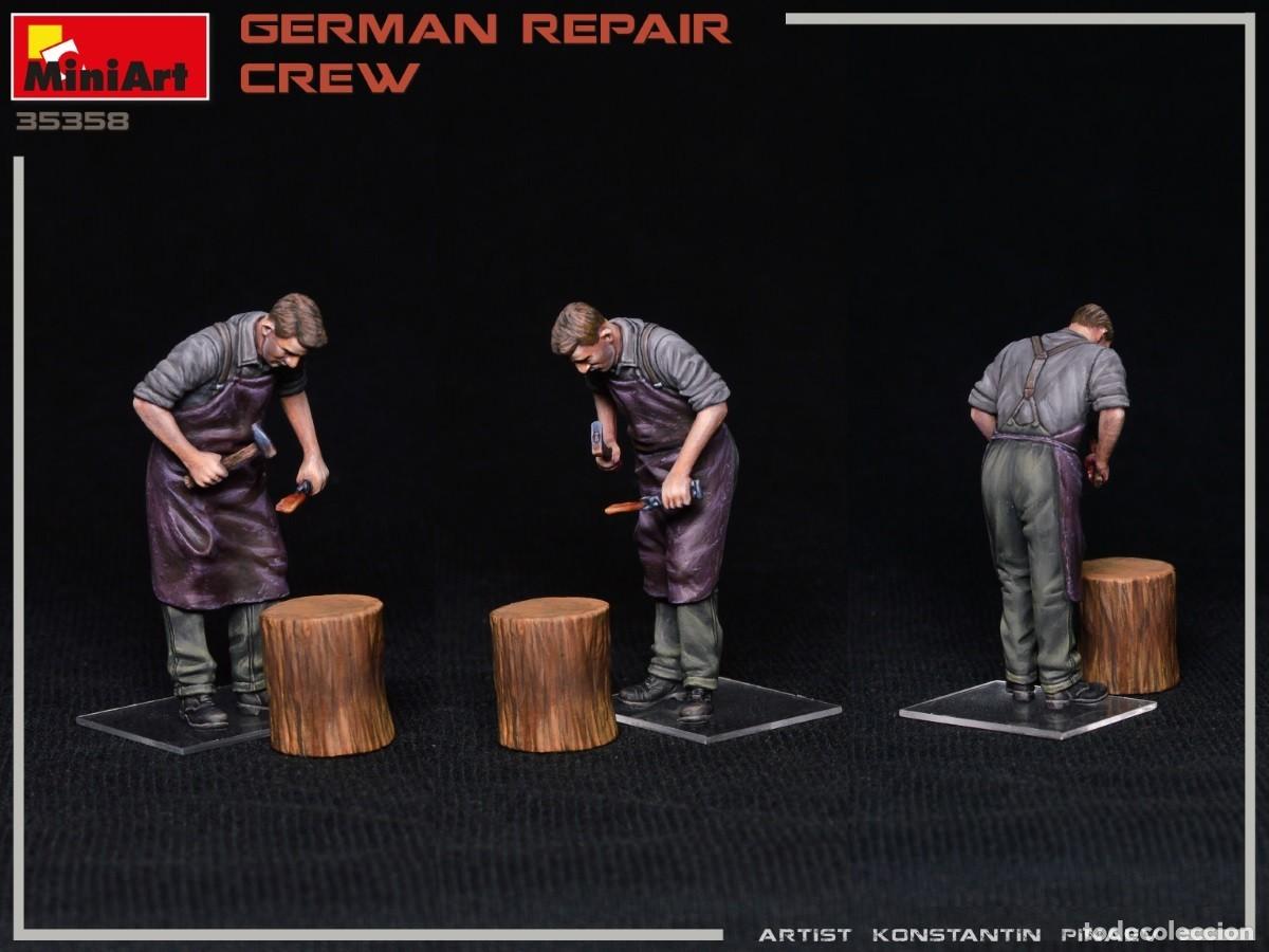 Maquetas: MINIART - GERMAN REPAIR CREW 1/35 35358 - Foto 5