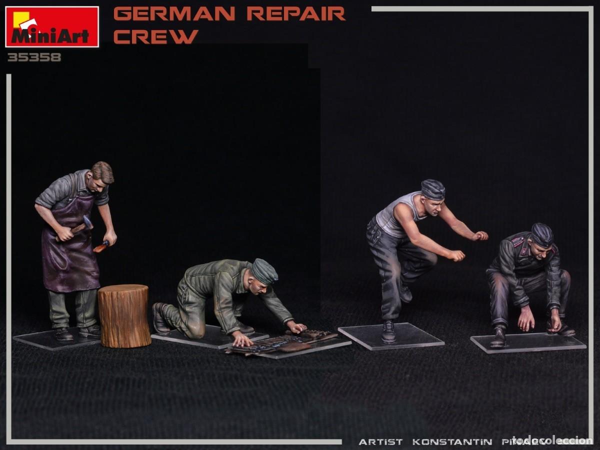 Maquetas: MINIART - GERMAN REPAIR CREW 1/35 35358 - Foto 6