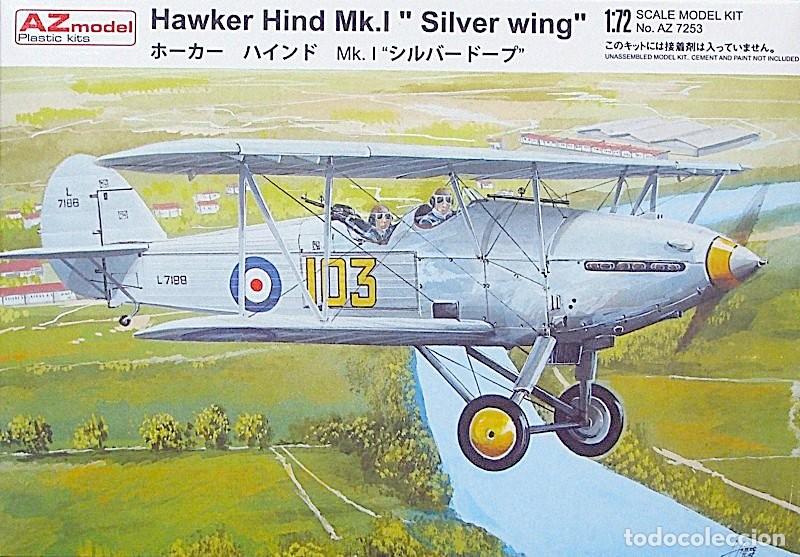 Maquetas: AZ MODEL - Hawker Hind Mk.I &rdquo;Ala Plateada&rdquo; 1/72 7253 - Foto 1