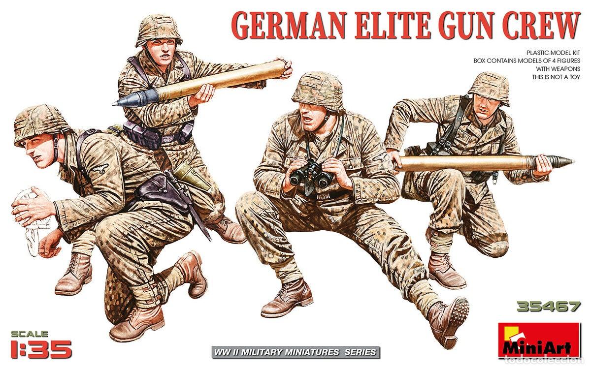 Maquetas: MINIART - German Elite Gun Crew 1/35 35467 - Foto 1