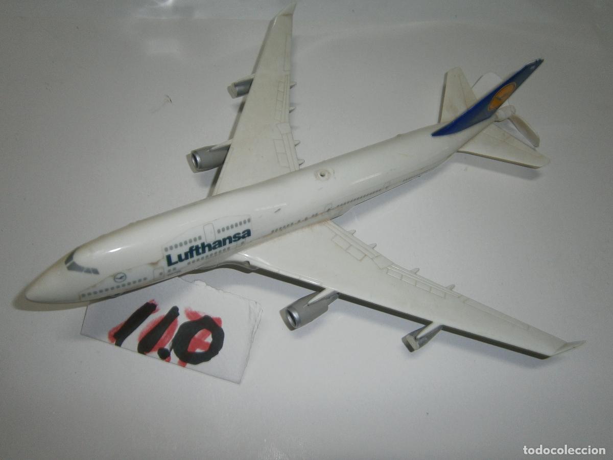 Maquetas: ANTIGUA MAQUETA DE AVION LUFTHANSA +- 30 CM - Foto 1