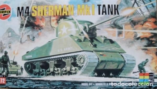 Maquetas: AIRFIX - Sherman M4A2 Tank 1/72 01313 - Foto 1