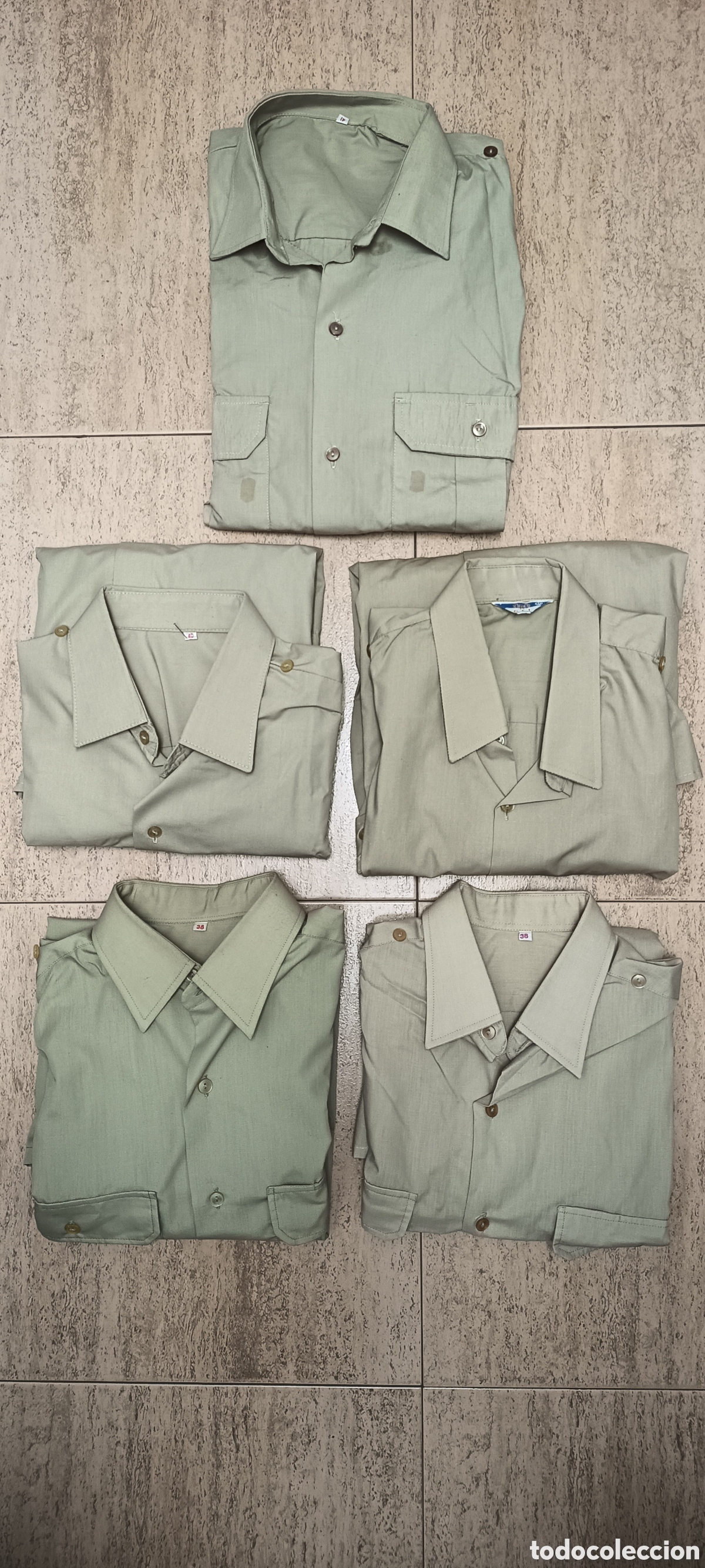 Maquetas: 5 camisas militares manga larga - Foto 1