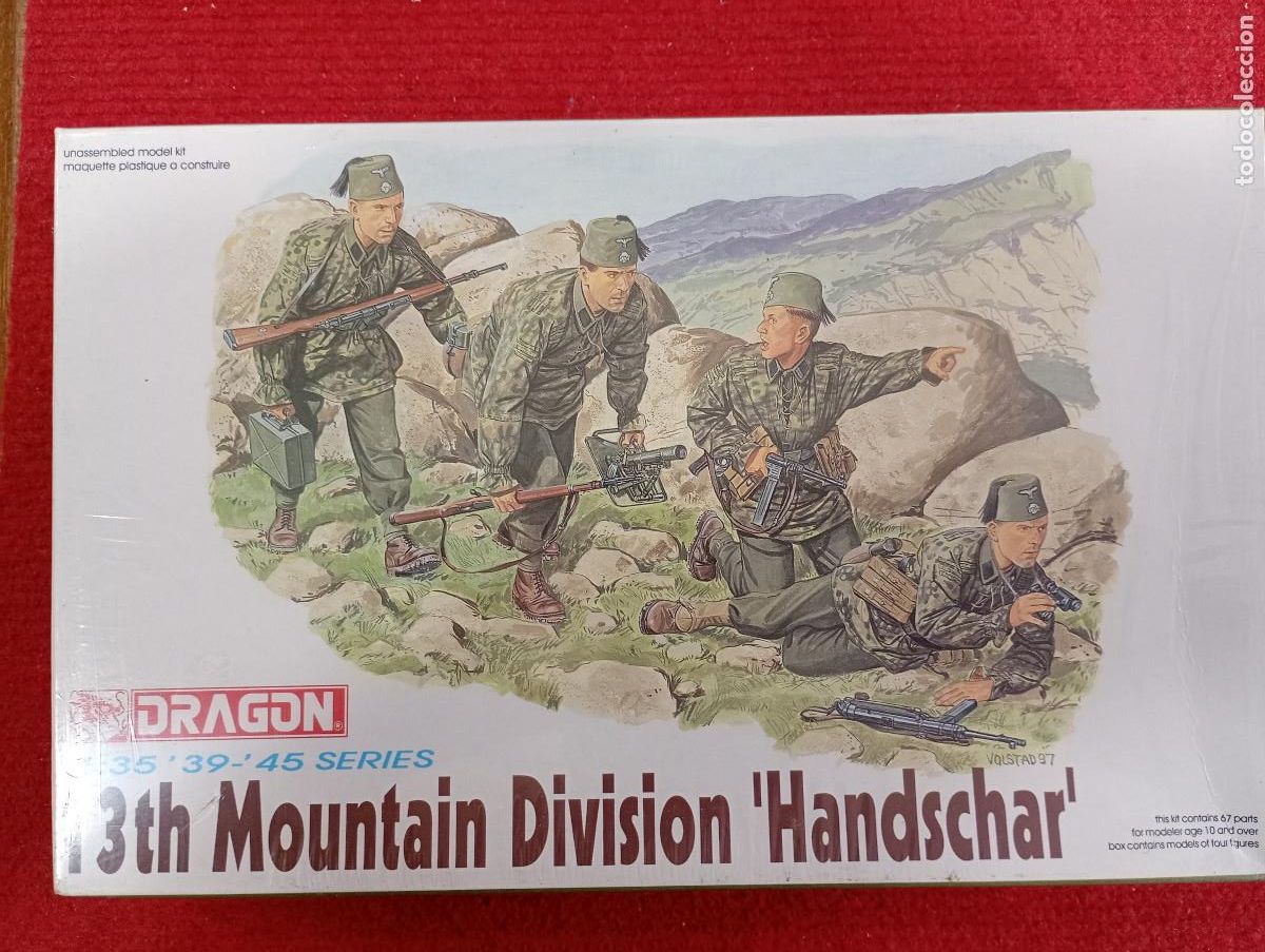 Models: Maqueta Escala 1/35 Divisi&oacute;n de Monta&ntilde;a alemana 2&ordf; GM. Precintada