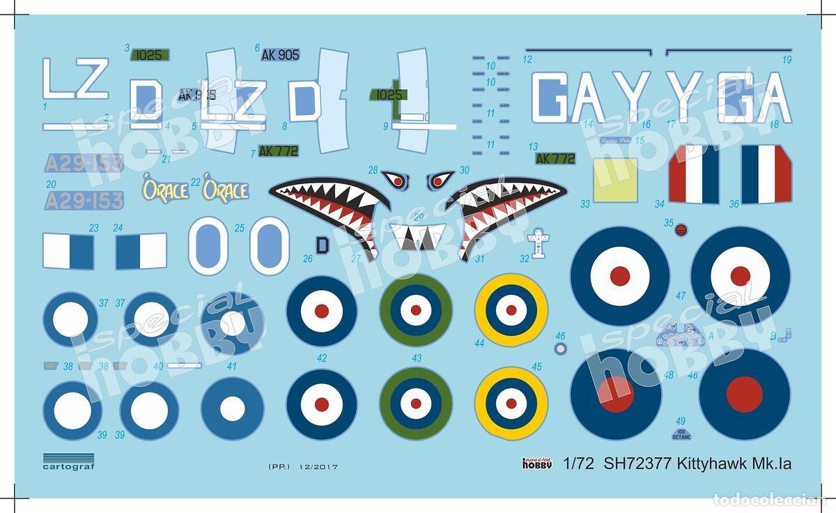 Maquetas: SPECIAL HOBBY - Kittyhawk Mk.IA 1/72 72377 - Foto 9