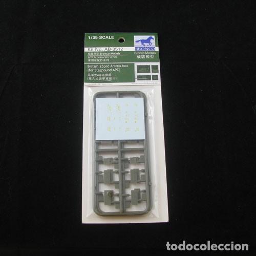Maquetas: BRONCO - 25PRD Ammo Box Set 1/35 AB3512 - Foto 1