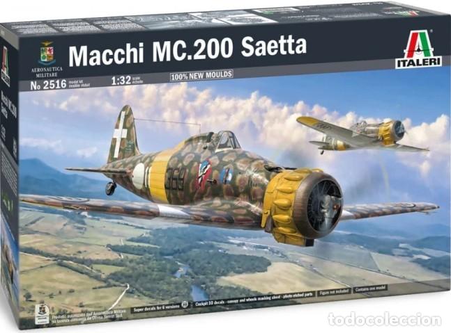 Maquetas: ITALERI - Macchi MC.200 Saetta 1/32 2516 - Foto 1