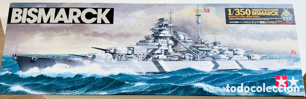 Maquetas: Maqueta barco Bismarck Tamiya - Foto 1