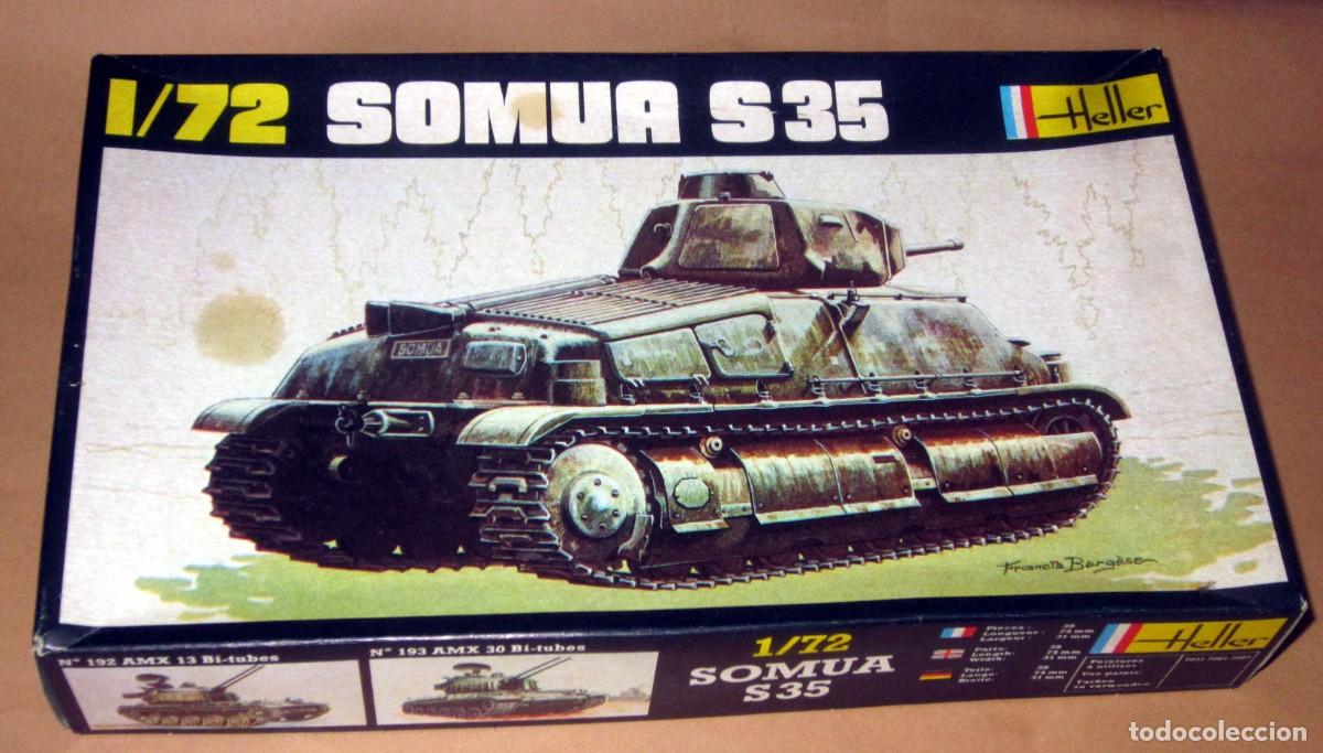 Maquetas: HELLER SOMUA S 35, COMPLETO CON SU CAJA E INSTRUCCIONES - Foto 1