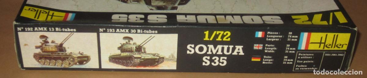 Maquetas: HELLER SOMUA S 35, COMPLETO CON SU CAJA E INSTRUCCIONES - Foto 9