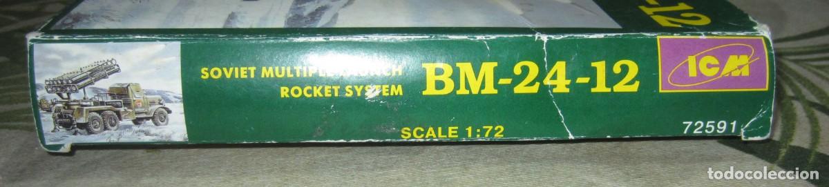 Maquetas: ICM- SOVIET M&Uacute;LTIPLE LAUNCH ROCKET SYSTEN BM-24-12 ESCALA 1:72 - Foto 3