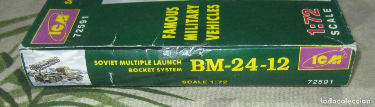 Maquetas: ICM- SOVIET M&Uacute;LTIPLE LAUNCH ROCKET SYSTEN BM-24-12 ESCALA 1:72 - Foto 5