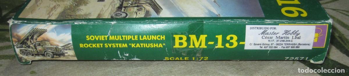 Maquetas: ICM- SOVIET M&Uacute;LTIPLE LAUNCH ROCKET SYSTEN KATIUSHA BM-13-16 ESC.1:72 - Foto 3