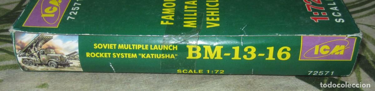 Maquetas: ICM- SOVIET M&Uacute;LTIPLE LAUNCH ROCKET SYSTEN KATIUSHA BM-13-16 ESC.1:72 - Foto 5