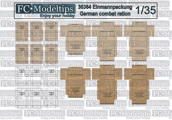 Maquetas: FC MODELTRENT - EPa German combat ration 1/35 35364 - Foto 1