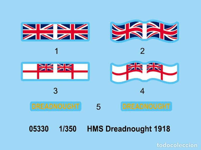Maquetas: TRUMPETER - HMS Dreadnought 1918 1/350 05330 - Foto 2