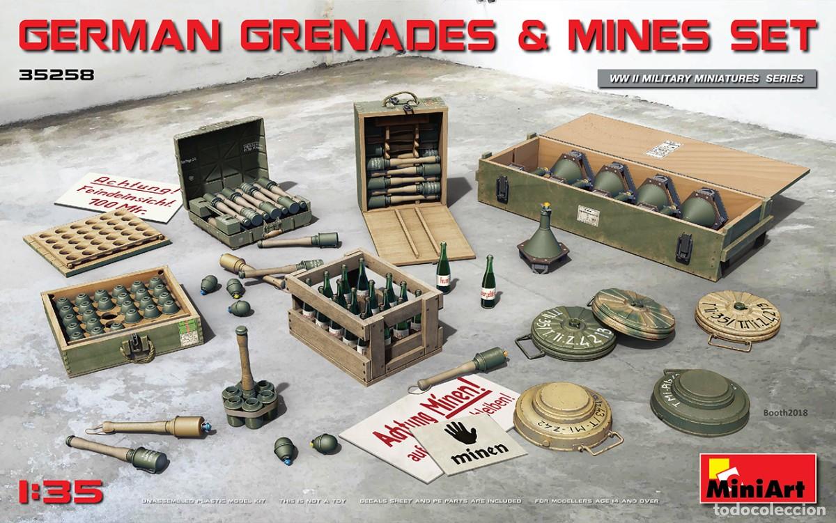 Maquetas: GERMAN GRENADES & MINES SET MINIART 35258 1/35 - Foto 1