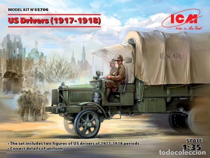 Maquetas: US Drivers (1917-1918) ICM 35706 1/35 - Foto 1