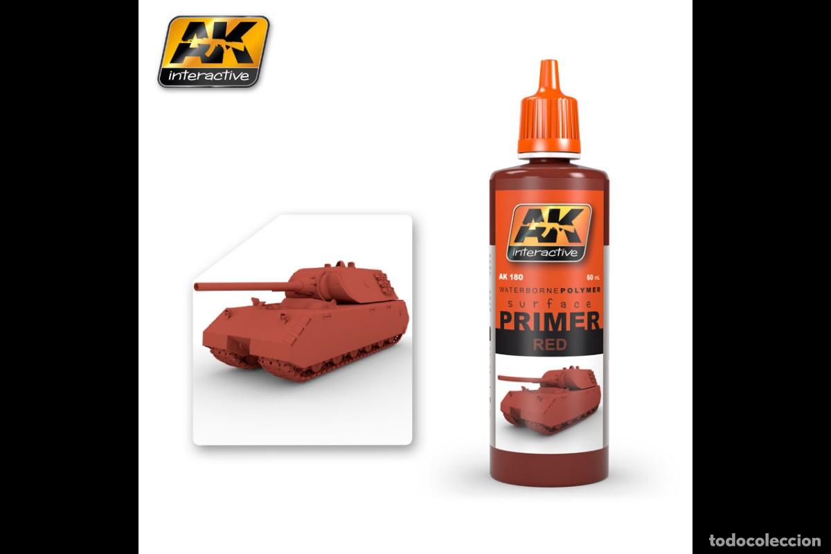 Maquetas: Red Primer (60 ml) AK AK180 - Foto 1