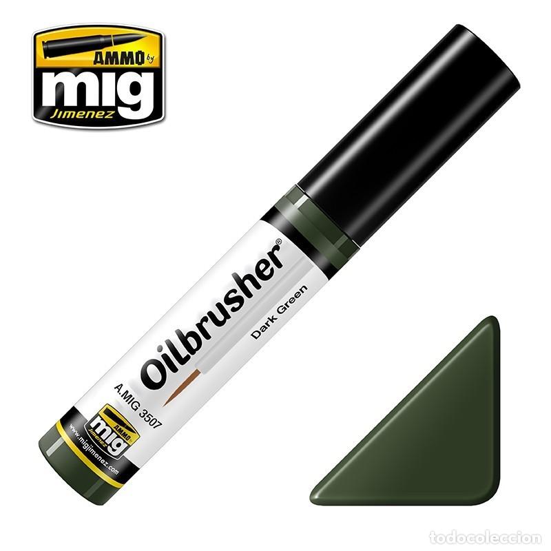Maquetas: OILBRUSHER oleo verde oscuro A.MIG-3507 - Foto 1