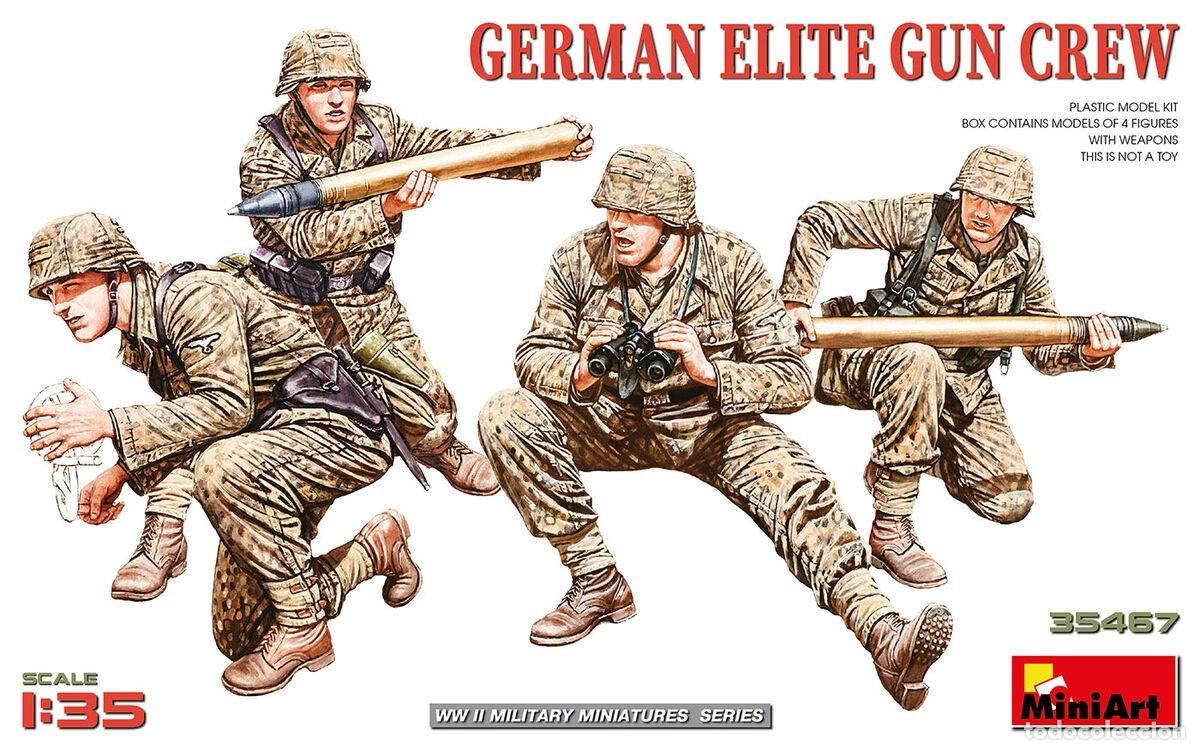 Maquetas: MINIART - German Elite Gun Crew 1/35 35465 - Foto 1